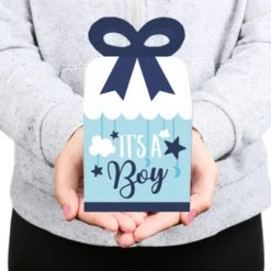 Big Dot Of Happiness It's A Boy - Square Favor Gift Boxes - Blue Baby Shower Bow Boxes - Set Of 12 -Party Planers Store GUEST c8c19f76 1063 42db 8a19 a6b89ac18197
