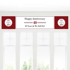 Big Dot Of Happiness We Still Do - 40th Wedding Anniversary Party Decorations Party Banner -Party Planers Store GUEST c8db7c1f 79e4 45fa 82ca 27f9ffdd39ca