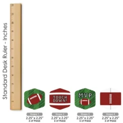 Big Dot Of Happiness End Zone - Football - Baby Shower Or Birthday Party Scavenger Hunt - 1 Stand And 48 Game Pieces - Hide And Find Game -Party Planers Store GUEST c95e8cd0 0702 478c aa95 fb7f4e13dee9