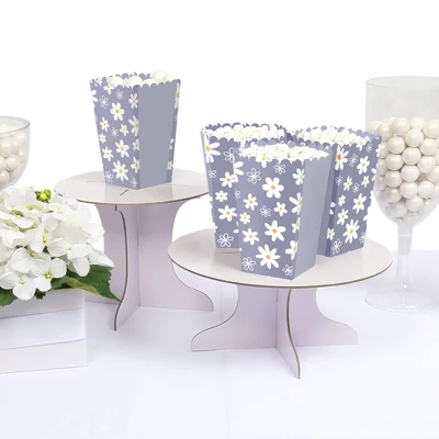Big Dot Of Happiness Purple Daisy Flowers - Floral Party Favor Popcorn Treat Boxes - Set Of 12 4 Big Dot Of Happiness Purple Daisy Flowers - Floral Party Favor Popcorn Treat Boxes - Set Of 12 - Image 2
