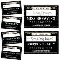 Big Dot Of Happiness Nola Bride Squad - New Orleans Bachelorette Party Mug Shots - Photo Booth Props Mugshot Signs - 20 Count -Party Planers Store GUEST ca074075 6539 4692 90e2 b5835f35a81e