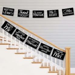 Big Dot Of Happiness Mr. And Mrs. - Photo Prop Signs - Black And White Wedding Or Bridal Shower Announcements - 10 Pieces -Party Planers Store GUEST ca48fa5d eb76 4bd2 bee0 10b58246aec5