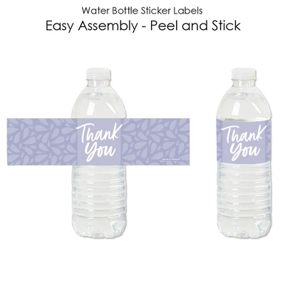 Big Dot Of Happiness Purple Elegantly Simple - Guest Party Favors Water Bottle Sticker Labels - Set Of 20 3 Big Dot Of Happiness Purple Elegantly Simple - Guest Party Favors Water Bottle Sticker Labels - Set Of 20