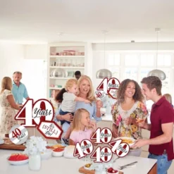 Big Dot Of Happiness We Still Do - 40th Wedding Anniversary - Anniversary Party Centerpiece Sticks - Showstopper Table Toppers - 35 Pieces -Party Planers Store GUEST cb448867 e689 4079 85a2 df57d805cf13