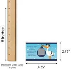 Big Dot Of Happiness Boy Special Delivery - Blue It's A Boy Stork Baby Shower Game Scratch Off Cards - 22 Count -Party Planers Store GUEST cb90abca cea8 4a40 9117 817a1d441d18