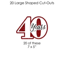 Big Dot Of Happiness We Still Do - 40th Wedding Anniversary - Anniversary Party DIY Decorations - Clothespin Garland Banner - 44 Pieces -Party Planers Store GUEST cbcbf4bf e762 476a a0b7 97094a1d3cdd