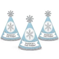Big Dot Of Happiness Winter Wonderland - Mini Cone Snowflake Holiday Party Hats - Small Little Party Hats - Set Of 8 12 Big Dot Of Happiness Winter Wonderland - Mini Cone Snowflake Holiday Party Hats - Small Little Party Hats - Set Of 8 -Party Planers Store GUEST cbec7445 49bf 48b5 bf3a 938b713fc217