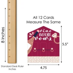 Big Dot Of Happiness Vino Before Vows - Winery Bridal Shower Or Bachelorette Party Game Pickle Cards - Pull Tabs 3-in-a-Row - Set Of 12 -Party Planers Store GUEST cbfe7029 ca17 4d70 ac8f a7f31454218c