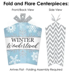 Big Dot Of Happiness Winter Wonderland - Snowflake Holiday Party And Winter Wedding Decor And Confetti - Terrific Table Centerpiece Kit - Set Of 30 -Party Planers Store GUEST cc083e97 0dbc 4c9c b490 9d50be792cc4