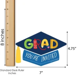 Big Dot Of Happiness Elementary Grad - Shaped Fill-In Invitations - Kids Graduation Party Invitation Cards With Envelopes - Set Of 12 -Party Planers Store GUEST cc4ebf36 b9e7 45aa a333 0907fbcb0162