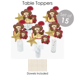 Big Dot Of Happiness Little Cowboy - Western Baby Shower Or Birthday Party Supplies - Banner Decoration Kit - Fundle Bundle -Party Planers Store GUEST cc5e9566 af90 4507 8196 6b5c410b8b9f