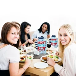 Big Dot Of Happiness Ahoy It's A Boy - Table Decorations - Nautical Baby Shower Fold And Flare Centerpieces - 10 Count -Party Planers Store GUEST ccc120dc 1058 4dfc bded dd03224546e0