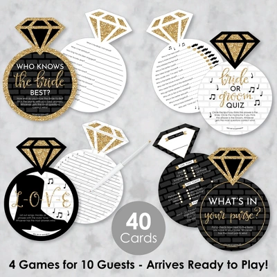 Big Dot Of Happiness Nash Bash - 4 Nashville Bridal Shower Games - 10 Cards Each - Gamerific Bundle 3 Big Dot Of Happiness Nash Bash - 4 Nashville Bridal Shower Games - 10 Cards Each - Gamerific Bundle