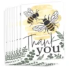 Big Dot Of Happiness Little Bumblebee - Bee Baby Shower Or Birthday Party Thank You Cards (8 Count) -Party Planers Store GUEST ce6b6e0d 579c 4eda 8066 3ca231938d03