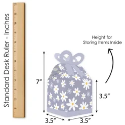 Big Dot Of Happiness Purple Daisy Flowers - Square Favor Gift Boxes - Floral Party Bow Boxes - Set Of 12 -Party Planers Store GUEST ce7e482e 52f3 47be 877f b44668617cc9