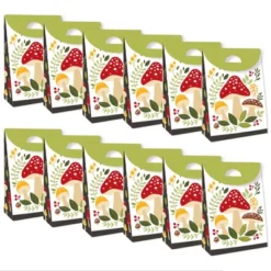 Big Dot Of Happiness Wild Mushrooms - Red Toadstool Party Gift Favor Bags - Party Goodie Boxes - Set Of 12 -Party Planers Store GUEST cecde8c9 c046 4e01 8a62 fab4c27d03e8
