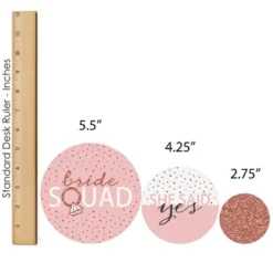 Big Dot Of Happiness Bride Squad - Rose Gold Bridal Shower Or Bachelorette Party Decor And Confetti - Terrific Table Centerpiece Kit - Set Of 30 -Party Planers Store GUEST cfb0d1de 00cc 4433 8510 46a53d2fafd6
