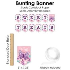 Big Dot Of Happiness Beautiful Butterfly - DIY Floral Baby Shower Or Birthday Party Sweet Treats Signs - Snack Bar Decorations Kit - 50 Pieces -Party Planers Store GUEST d0353e72 b60b 47f9 8a4d f47a787682c3