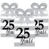 Big Dot Of Happiness We Still Do - 25th Wedding Anniversary - Square Favor Gift Boxes - Anniversary Party Bow Boxes - Set Of 12 -Party Planers Store GUEST d15d38ea 07a3 4f91 aa01 d0b773a0258a