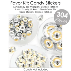 Big Dot Of Happiness Little Bumblebee - Bee Baby Shower Or Birthday Party Supplies - Banner Decoration Kit - Fundle Bundle -Party Planers Store GUEST d220f2ad df44 4fd2 96e8 75bbf2d14fa8