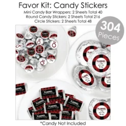 Big Dot Of Happiness Flannel Fling Before The Ring - Buffalo Plaid Bachelorette Party Supplies - Banner Decoration Kit - Fundle Bundle -Party Planers Store GUEST d2842021 e910 4937 8016 2b96d6a6e043