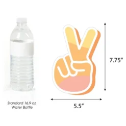 Big Dot Of Happiness Stay Groovy - Decorations DIY Boho Hippie Party Essentials - Set Of 20 -Party Planers Store GUEST d2ef0061 0d70 4af5 bcc3 5e077fad7671