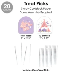 Big Dot Of Happiness Pajama Slumber Party - Girls Sleepover Birthday Party Favors And Cupcake Kit - Fabulous Favor Party Pack - 100 Pieces -Party Planers Store GUEST d311e144 cc78 4c6f 9db1 0a4ef97e02f5