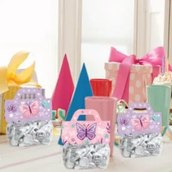 Big Dot Of Happiness Beautiful Butterfly Floral Baby Shower Or Birthday Party Clear Goodie Favor Bag Labels Candy Bags With Toppers 24 Ct -Party Planers Store GUEST d346871e 0041 4e49 b7a7 ea0aceec99e7