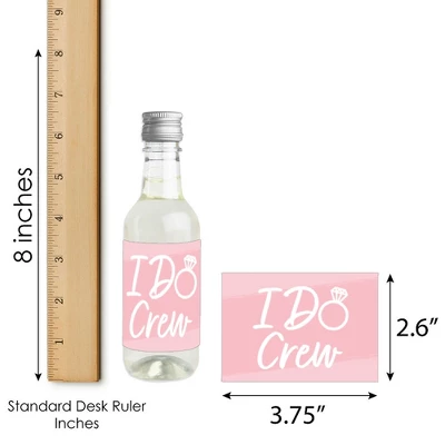 Big Dot Of Happiness Pink Elegantly Simple - Mini Wine And Champagne Bottle Label Stickers - Wedding Or Bridal Shower Guest Party Favor Gift 16 Ct 7 Big Dot Of Happiness Pink Elegantly Simple - Mini Wine And Champagne Bottle Label Stickers - Wedding Or Bridal Shower Guest Party Favor Gift 16 Ct - Image 5