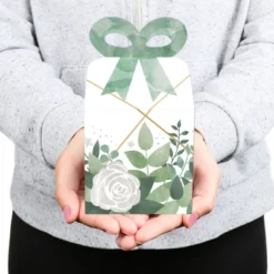Big Dot Of Happiness Boho Botanical - Square Favor Gift Boxes - Greenery Party Bow Boxes - Set Of 12 -Party Planers Store GUEST d44fd8a5 d34f 428a 87ea 4213b7249764
