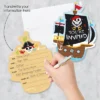 Big Dot Of Happiness Pirate Ship Adventures - Shaped Fill-In Invitations - Skull Birthday Party Invitation Cards With Envelopes - Set Of 12 -Party Planers Store GUEST d473e85e 3878 40ce bc4b d6a0aca12e1c