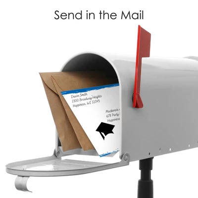 Big Dot Of Happiness Blue Grad - Best Is Yet To Come - Fill-In Cards - Royal Blue Graduation Party Fold And Send Invitations - Set Of 8 7 Big Dot Of Happiness Blue Grad - Best Is Yet To Come - Fill-In Cards - Royal Blue Graduation Party Fold And Send Invitations - Set Of 8 - Image 5