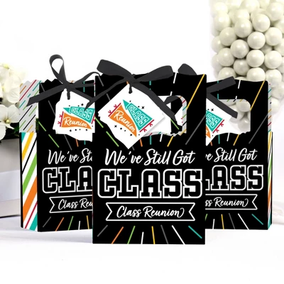 Big Dot Of Happiness Still Got Class - High School Reunion Party Favor Boxes - Set Of 12 4 Big Dot Of Happiness Still Got Class - High School Reunion Party Favor Boxes - Set Of 12 - Image 2