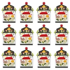 Big Dot Of Happiness Wild Mushrooms - Treat Box Party Favors - Red Toadstool Party Goodie Gable Boxes - Set Of 12 -Party Planers Store GUEST d6f27a2c 0a2b 4823 8534 7dc247084c63