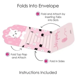 Big Dot Of Happiness Purr-fect Kitty Cat - Fill-In Cards - Kitten Meow Baby Shower Or Birthday Party Fold And Send Invitations - Set Of 8 -Party Planers Store GUEST d7d118be 9f34 433b b493 d23e632ffdde