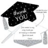 Big Dot Of Happiness Silver - Tassel Worth The Hassle - Shaped Thank You Cards - Graduation Party Thank You Note Cards With Envelopes - Set Of 12 -Party Planers Store GUEST d83261b5 6294 4a25 8462 989eb6c29181