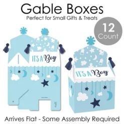 Big Dot Of Happiness It's A Boy - Treat Box Party Favors - Blue Baby Shower Goodie Gable Boxes - Set Of 12 -Party Planers Store GUEST d8b97535 18fe 47e3 89b4 d731699f826f