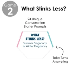 Big Dot Of Happiness Colorful Baby Shower - Baby Shower Conversation Starter - 2-in-1 Dirty Diaper Game - Set Of 24 -Party Planers Store GUEST d8ca7be2 d570 4fb1 8c86 a0d0f7b284cb