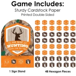 Big Dot Of Happiness Gone Hunting - Deer Hunting Camo Baby Shower Or Birthday Party Scavenger Hunt - 1 Stand And 48 Game Pieces - Hide And Find Game -Party Planers Store GUEST d9348d19 d7e9 4333 be2b f106ddc63fef