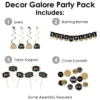 Big Dot Of Happiness Adult 100th Birthday - Gold - Birthday Party Supplies Decoration Kit - Decor Galore Party Pack - 51 Pieces