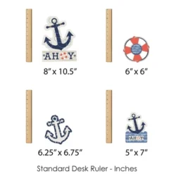 Big Dot Of Happiness Ahoy - Nautical - Baby Shower Or Birthday Party Centerpiece Sticks - Showstopper Table Toppers - 35 Pieces -Party Planers Store GUEST da30ebff 286a 4915 935f 9abb9e0e5733