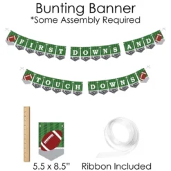 Big Dot Of Happiness End Zone - Football - Banner And Photo Booth Decorations - Baby Shower Or Birthday Party Supplies Kit - Doterrific Bundle -Party Planers Store GUEST db52ef71 0cf3 453b 8522 21f32b5af126