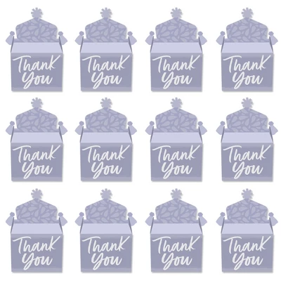 Big Dot Of Happiness Purple Elegantly Simple - Treat Box Party Favors - Guest Party Favors Goodie Gable Boxes - Set Of 12 5 Big Dot Of Happiness Purple Elegantly Simple - Treat Box Party Favors - Guest Party Favors Goodie Gable Boxes - Set Of 12 - Image 3