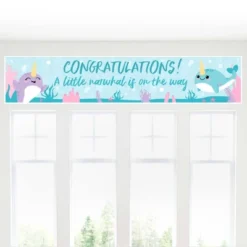 Big Dot Of Happiness Narwhal Girl - Under The Sea Baby Shower Or Birthday Party Decorations Party Banner -Party Planers Store GUEST dbec3bb9 a4f4 4a83 8b56 8904ec0e9fae