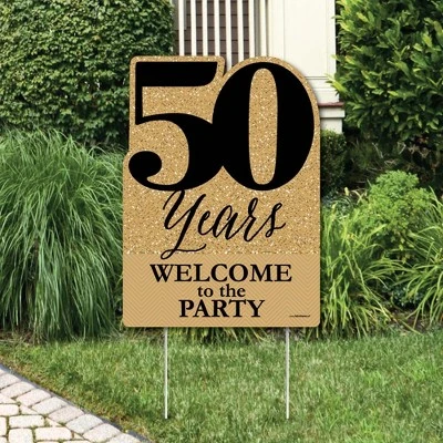 Big Dot Of Happiness We Still Do - 50th Wedding Anniversary - Party Decorations - Anniversary Party Welcome Yard Sign 3 Big Dot Of Happiness We Still Do - 50th Wedding Anniversary - Party Decorations - Anniversary Party Welcome Yard Sign