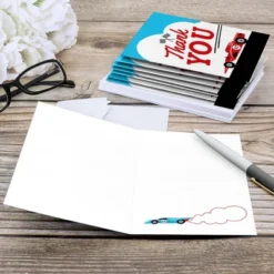 Big Dot Of Happiness Let's Go Racing - Racecar - Baby Shower Or Race Car Birthday Party Thank You Cards (8 Count) 8 Big Dot Of Happiness Let's Go Racing - Racecar - Baby Shower Or Race Car Birthday Party Thank You Cards (8 Count) -Party Planers Store GUEST dc1bc5ba c654 4c26 abd1 e2776c8a4630