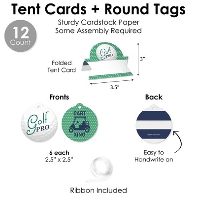 Big Dot Of Happiness Par-Tee Time - Golf - DIY Birthday Or Retirement Party Signs - Snack Bar Decorations Kit - 50 Pieces 7 Big Dot Of Happiness Par-Tee Time - Golf - DIY Birthday Or Retirement Party Signs - Snack Bar Decorations Kit - 50 Pieces - Image 5