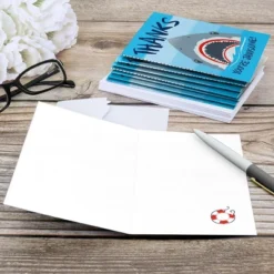 Big Dot Of Happiness Shark Zone - Jawsome Party Or Birthday Party Thank You Cards (8 Count) -Party Planers Store GUEST dcbe093d f411 4deb 910f 1015408b901d
