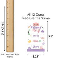 Big Dot Of Happiness Pajama Slumber Party - Girls Sleepover Birthday Party Game Pickle Cards - Truth, Dare, Share Pull Tabs - Set Of 12 -Party Planers Store GUEST dd4693cb a7f6 4323 aa53 456de1bedad3