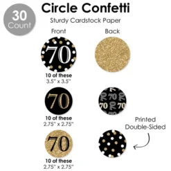 Big Dot Of Happiness Adult 70th Birthday - Gold - Birthday Party Supplies Decoration Kit - Decor Galore Party Pack - 51 Pieces 13 Big Dot Of Happiness Adult 70th Birthday - Gold - Birthday Party Supplies Decoration Kit - Decor Galore Party Pack - 51 Pieces -Party Planers Store GUEST dd4c50f0 ba64 4c3a abe2 96e42f09c872